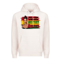 Pale Pink black history month black girl Premium Hoodie - FaDigitalArtStudio
