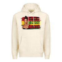 Tofu black history month black girl Premium Hoodie - FaDigitalArtStudio