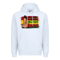 White black history month black girl Premium Hoodie - FaDigitalArtStudio