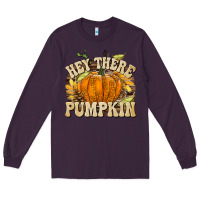 Plum Hey There Pumpkin Long Sleeve Tee - texasbilliewilder