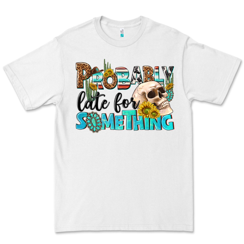 Probably Late For Something Premium Tee by NancyCooperArtShop | Teevron