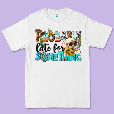 Probably Late For Something Premium Tee Designed By Nancycooperartshop