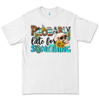 White probably late for something Premium Tee - NancyCooperArtShop