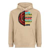 Mushroom hispanic heritage month hand fan Heavyweight Hoodie - BundleAndBundleShop
