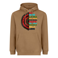 Toasted Coconut hispanic heritage month hand fan Heavyweight Hoodie - BundleAndBundleShop