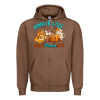 Chestnut Pumpkin Spice Make Mama Nice Zipper Hoodie - FaDigitalArtStudio