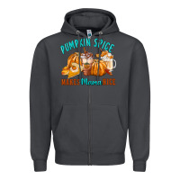 Smoke Pumpkin Spice Make Mama Nice Zipper Hoodie - FaDigitalArtStudio