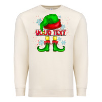 Sandshell Elf Your Text Premium Sweatshirt - CowhideDigitalArt