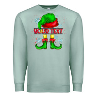 Seafoam Elf Your Text Premium Sweatshirt - CowhideDigitalArt
