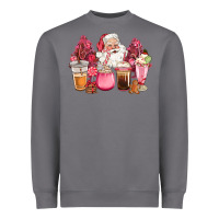 Storm pink christmas pink tree santa coffe cups Heavyweight Sweatshirt - CowGirlArtShop