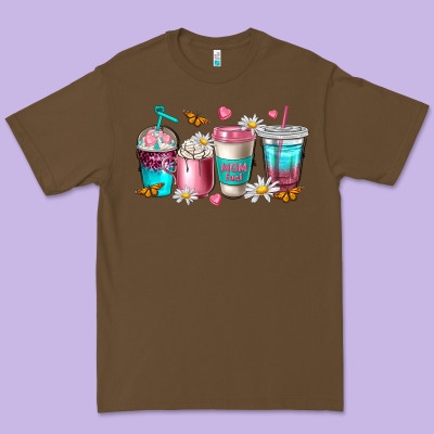 Mom Fuel Coffee Cups Premium Tee Designed By Nancycooperartshop