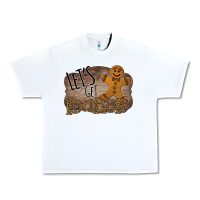 White Let's Get Baked Urban Heavy Tee - Bettercallsaul