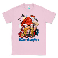 Bubblegum Pink secretary life gnome Classic Tee - BarkalooDesign