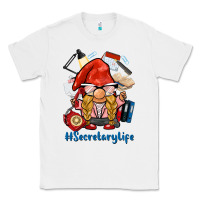White secretary life gnome Classic Tee - BarkalooDesign