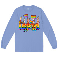 Colony Blue LGBTQ+ Long Sleeve Tee - NancyCooperArtShop