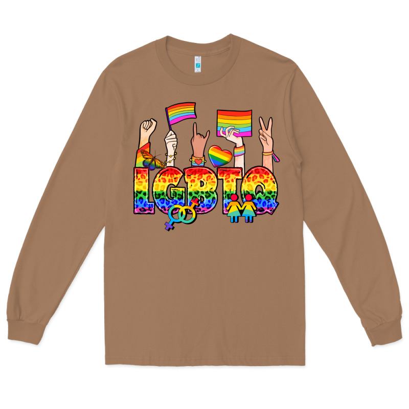Lgbtq+ Long Sleeve Tee by NancyCooperArtShop | Teevron