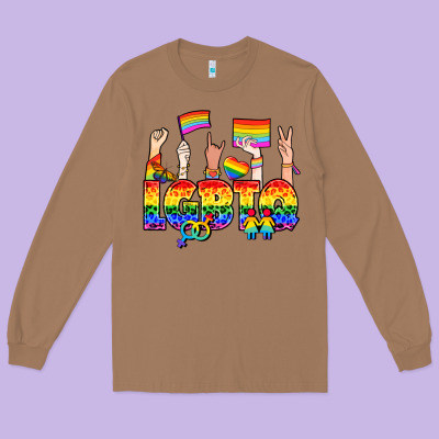 Lgbtq+ Long Sleeve Tee Designed By Nancycooperartshop