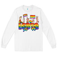 White LGBTQ+ Long Sleeve Tee - NancyCooperArtShop