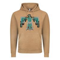 Vintage Camel Cowhide Aztec Thunderbird Vintage Hoodie - Bettercallsaul