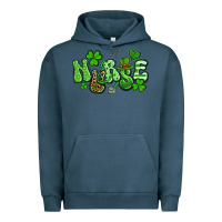 Pigment Midnight Navy nurse st patrick's day Urban Hoodie - Artiststas