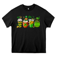Black st. patricks day coffee cups Heavy Core Tee - MaliasSmallBusiness