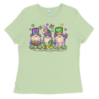 Matcha mardi gras gnomes Ladies Tee - MaliasSmallBusiness