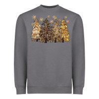 Storm merry christmas leopard trees Heavyweight Sweatshirt - CowGirlArtShop