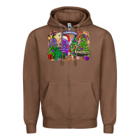Chestnut Christmas Louisiana Mardi Gras trees Zipper Hoodie - FaDigitalArtStudio