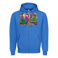 True Royal Christmas Louisiana Mardi Gras trees Zipper Hoodie - FaDigitalArtStudio