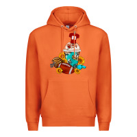 Carrot Football Frappe Coffee Premium Hoodie - FaDigitalArtStudio