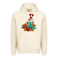 Tofu Football Frappe Coffee Premium Hoodie - FaDigitalArtStudio