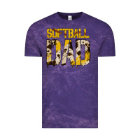 Cloud Purple Softball Dad Vintage Tee - Bettercallsaul