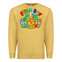 Antique Gold Field Day Let The Games Begin Premium Sweatshirt - CowhideDigitalArt