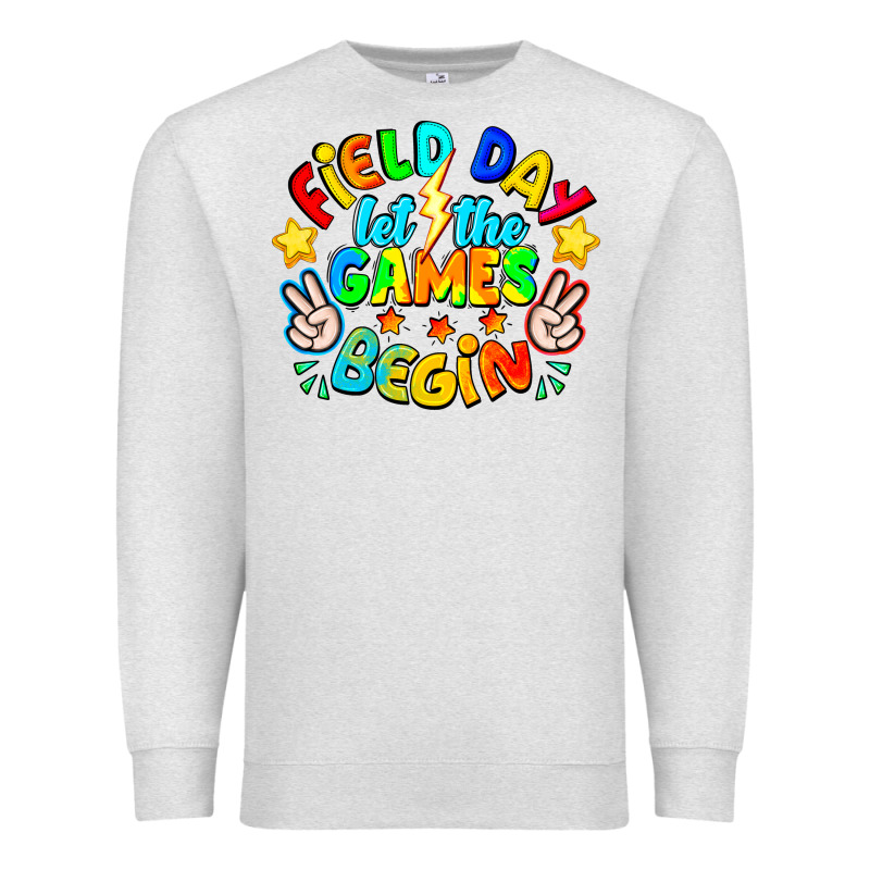 Field Day Let The Games Begin Premium Sweatshirt by CowhideDigitalArt | Teevron