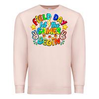 Pale Pink Field Day Let The Games Begin Premium Sweatshirt - CowhideDigitalArt