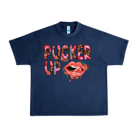 Navy pucker up Urban Heavy Tee - JahusDesignShop