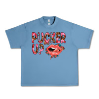 Pebble Blue pucker up Urban Heavy Tee - JahusDesignShop