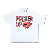White pucker up Urban Heavy Tee - JahusDesignShop