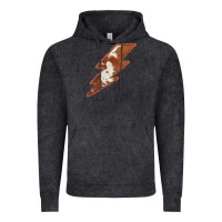 Vintage Arctic Cowhide Patterned Lightning Vintage Hoodie - Bettercallsaul