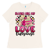 Bone books are my love language Ladies Tee - MaliasSmallBusiness