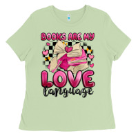 Matcha books are my love language Ladies Tee - MaliasSmallBusiness