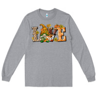 Heather Grey Love Gnome Long Sleeve Tee - texasbilliewilder