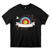 Black custom name archery Heavy Core Tee - MaliasSmallBusiness