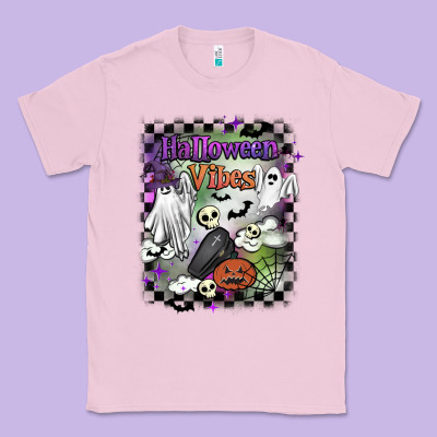 Halloween Vibes Classic Tee Designed By Barkaloodesign