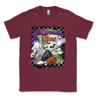 Burgundy halloween vibes Classic Tee - BarkalooDesign