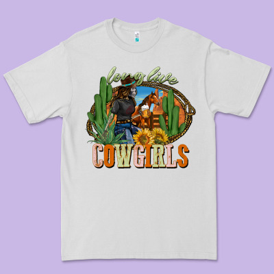 Long Live Cowgirls Premium Tee Designed By Nancycooperartshop
