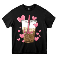 Black valentine coffee lover Heavy Core Tee - MaliasSmallBusiness