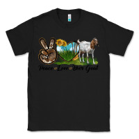 Black peace love boer goat Classic Tee - LillyAllenDesigns