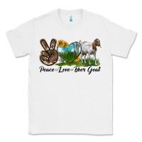 White peace love boer goat Classic Tee - LillyAllenDesigns
