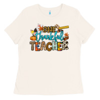 Bone One thankful Teacher Ladies Tee - NancyCooperArtShop